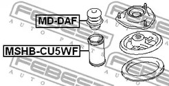 Фото MDDAF Амортизатор FEBEST {forloop.counter}}