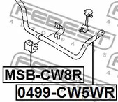 Фото MSBCW8R Втулка FEBEST {forloop.counter}}