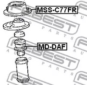 Фото MSSC77FR Подвеска FEBEST {forloop.counter}}