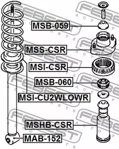 Фото MSSCSR Подвеска FEBEST {forloop.counter}}