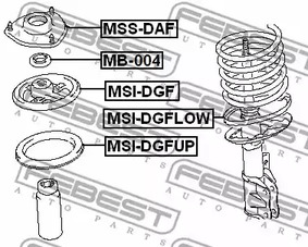 Фото MSSDAF Подвеска FEBEST {forloop.counter}}