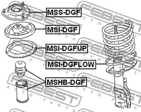 Фото MSSDGF Подвеска FEBEST {forloop.counter}}