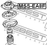 Фото MSSEA8F Подвеска FEBEST {forloop.counter}}