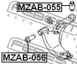 Фото MZAB056 Подвеска FEBEST {forloop.counter}}