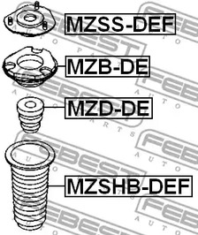 Фото MZBDE Подшипник FEBEST {forloop.counter}}