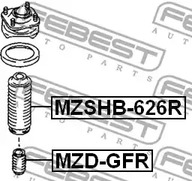 Фото MZDGFR Амортизатор FEBEST {forloop.counter}}