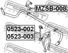 Фото MZSB008 Подвеска FEBEST {forloop.counter}}