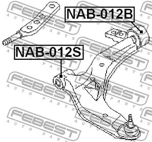 Фото NAB012B Подвеска FEBEST {forloop.counter}}