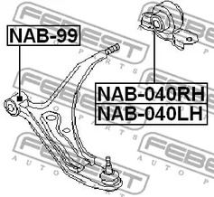 Фото NAB040LH Подвеска FEBEST {forloop.counter}}