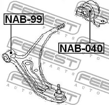 Фото NAB040 Подвеска FEBEST {forloop.counter}}