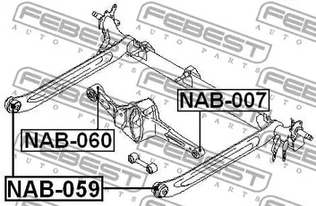 Фото NAB059 Подвеска FEBEST {forloop.counter}}