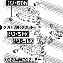 Фото NAB167 Подвеска FEBEST {forloop.counter}}