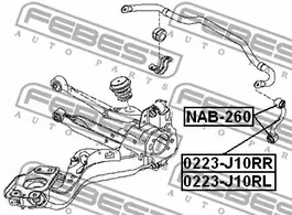 Фото NAB260 Подвеска FEBEST {forloop.counter}}