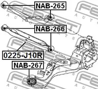 Фото NAB266 Подвеска FEBEST {forloop.counter}}