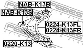 Фото NABK13S Подвеска FEBEST {forloop.counter}}