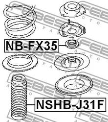 Фото NBFX35 Подшипник FEBEST {forloop.counter}}