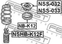 Фото NBK12 Подшипник FEBEST {forloop.counter}}