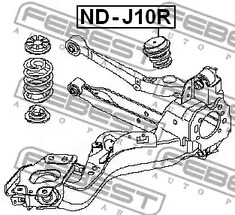 Фото NDJ10R Амортизатор FEBEST {forloop.counter}}