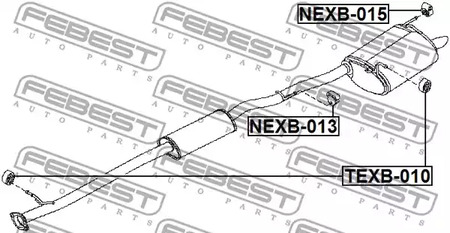 Фото NEXB013 Кронштейн FEBEST {forloop.counter}}