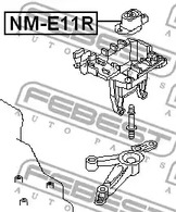 Фото NME11R Подвеска FEBEST {forloop.counter}}