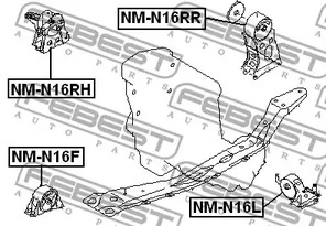 Фото NMN16RR Подвеска FEBEST {forloop.counter}}