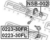 Фото NSB002 Подвеска FEBEST {forloop.counter}}