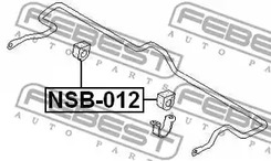 Фото NSB012 Подвеска FEBEST {forloop.counter}}