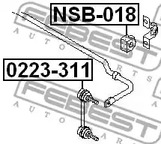 Фото NSB018 Подвеска FEBEST {forloop.counter}}