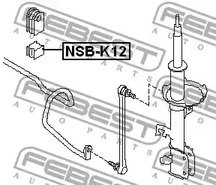 Фото NSBK12 Подвеска FEBEST {forloop.counter}}