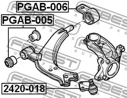 Фото PGAB005 Подвеска FEBEST {forloop.counter}}