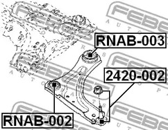 Фото RNAB003 Подвеска FEBEST {forloop.counter}}