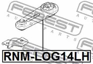 Фото RNMLOG14LH Подвеска FEBEST {forloop.counter}}