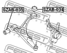 Фото SZAB034 Подвеска FEBEST {forloop.counter}}