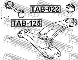 Фото TAB022 Подвеска FEBEST {forloop.counter}}