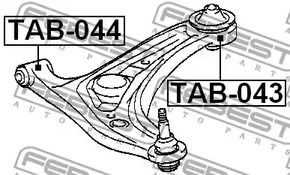 Фото TAB043 Подвеска FEBEST {forloop.counter}}