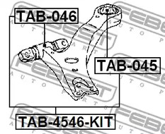 Фото TAB045 Подвеска FEBEST {forloop.counter}}