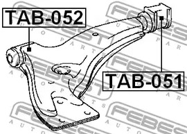 Фото TAB051 Подвеска FEBEST {forloop.counter}}