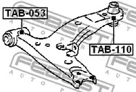 Фото TAB053 Подвеска FEBEST {forloop.counter}}