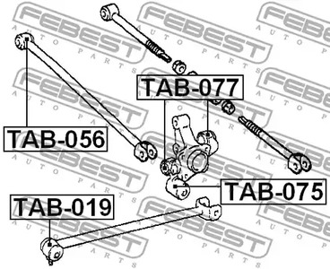 Фото TAB056 Подвеска FEBEST {forloop.counter}}