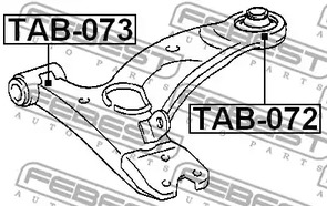 Фото TAB072 Подвеска FEBEST {forloop.counter}}