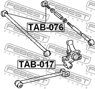 Фото TAB076 Подвеска FEBEST {forloop.counter}}