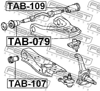 Фото TAB079 Подвеска FEBEST {forloop.counter}}