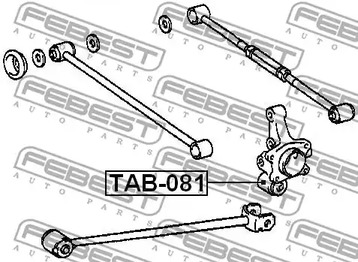 Фото TAB081 Втулка FEBEST {forloop.counter}}