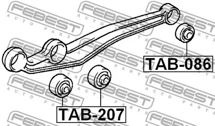 Фото TAB086 Подвеска FEBEST {forloop.counter}}