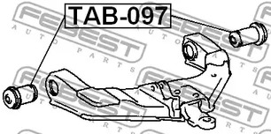 Фото TAB097 Подвеска FEBEST {forloop.counter}}