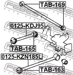 Фото TAB165 Подвеска FEBEST {forloop.counter}}