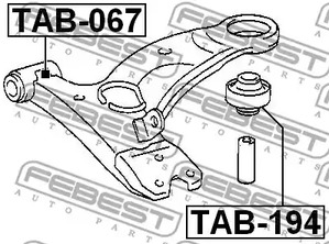 Фото TAB194 Подвеска FEBEST {forloop.counter}}