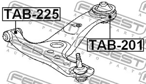 Фото TAB225 Подвеска FEBEST {forloop.counter}}