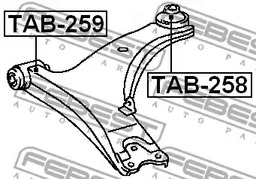 Фото TAB258 Подвеска FEBEST {forloop.counter}}