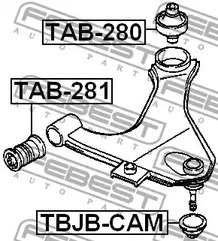 Фото TAB280 Подвеска FEBEST {forloop.counter}}